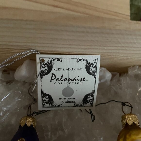 Polonaise Kurt S. Adler Nutcracker Suite Christmas Glass Ornament set - Picture 5 of 13